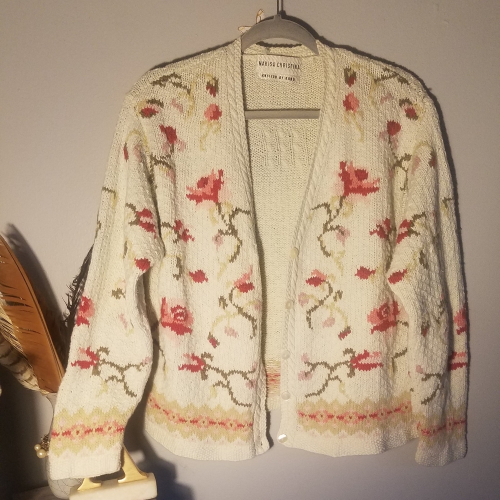 Vintage Hand Knitted  Sweater